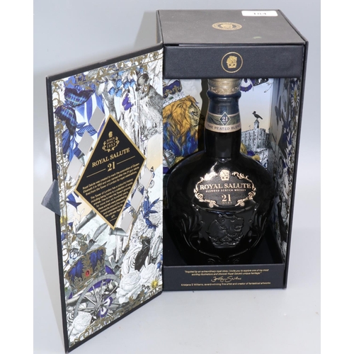 184 - Chivas Brothers Ltd., Kristjana S. Williams, Royal Salute 21 Year Old The Peated Blend whisky, 40% v... 