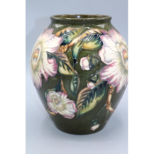 185 - Moorcroft Gustavia Augusta vase, designed by Debbie Hancock, H22cm