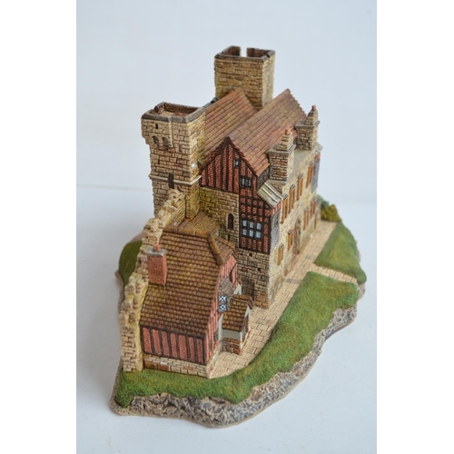 349 - Boxed and signed JP Editions 'Caldicot Castle' limited edition hand-painted model by Patrick Gates, ... 