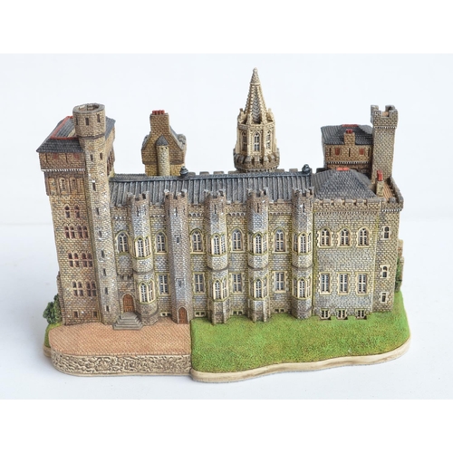 350 - Boxed JP Editions 'Cardiff Castle' limited edition hand-painted model by Patrick Gates, 183/400, siz... 