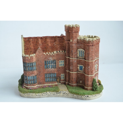 351 - Boxed JP Editions 'Gainsborough Old Hall' limited edition hand-painted sculpture by Patrick Gates, 1... 