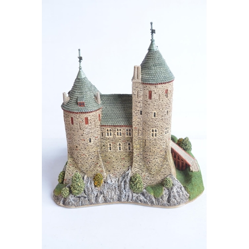 356 - Boxed and signed JP Editions 'Castell Coch' limited edition hand-painted sculpture by Patrick Gates,... 