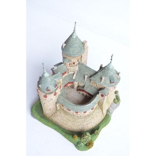 356 - Boxed and signed JP Editions 'Castell Coch' limited edition hand-painted sculpture by Patrick Gates,... 