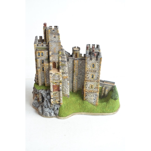 358 - Boxed and signed JP Editions 'Arundel Castle' limited edition hand-painted sculpture by Patrick Gate... 