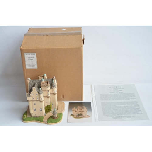 359 - Boxed JP Editions 'Craigievar Castle' limited edition hand-painted model by Patrick Gates, 183/400, ... 