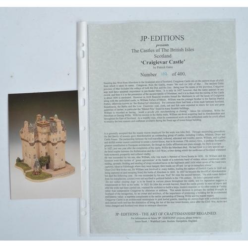 359 - Boxed JP Editions 'Craigievar Castle' limited edition hand-painted model by Patrick Gates, 183/400, ... 