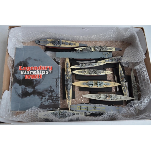 367 - Collection of ship models to include a Danbury Mint QE2 with added photo-etched details (some damage... 