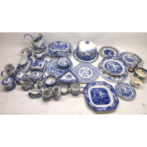 271 - Collection of Spode dinner and tea ware, majority in the Italian Garden pattern incl scalloped edge ... 