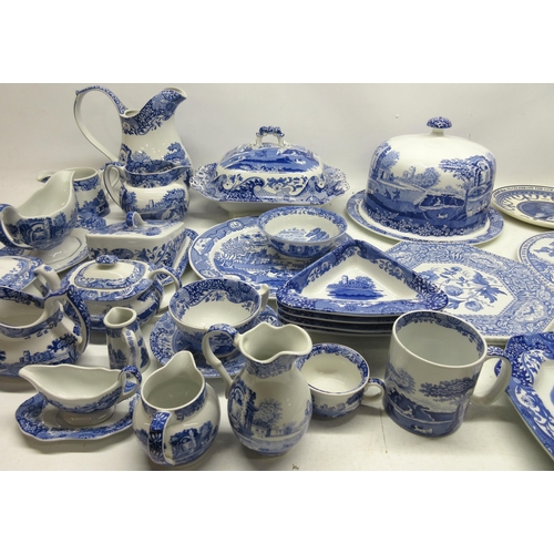 271 - Collection of Spode dinner and tea ware, majority in the Italian Garden pattern incl scalloped edge ... 