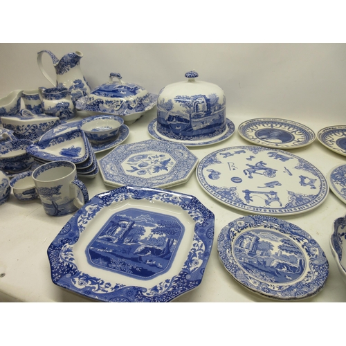 271 - Collection of Spode dinner and tea ware, majority in the Italian Garden pattern incl scalloped edge ... 