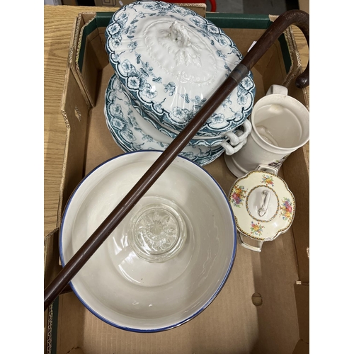 68 - Various ceramics incl. Art Deco teaware, studio pottery, Koch chromatic harmonica, etc. (7 boxes)