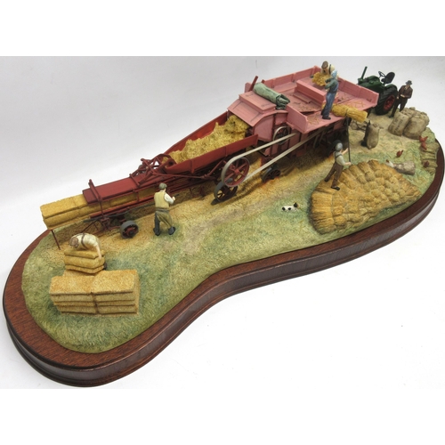 730 - Border Fine Arts 'The Threshing Mill', model No. B0361 by Ray Ayres, Millenium limited edition 427/6... 