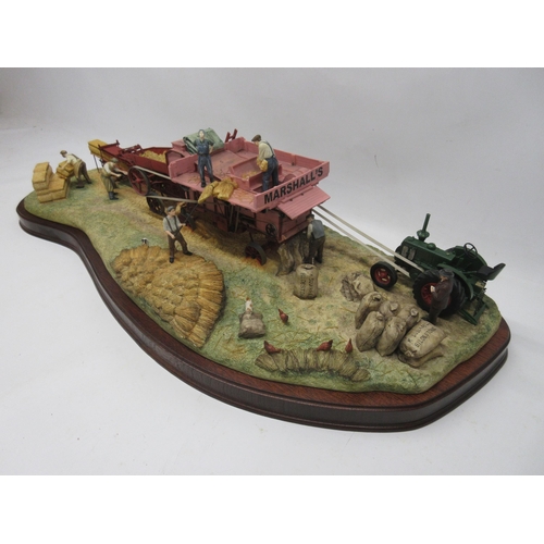 730 - Border Fine Arts 'The Threshing Mill', model No. B0361 by Ray Ayres, Millenium limited edition 427/6... 