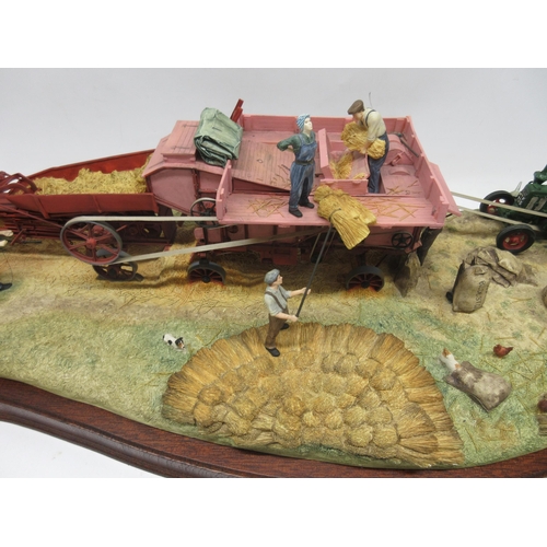 730 - Border Fine Arts 'The Threshing Mill', model No. B0361 by Ray Ayres, Millenium limited edition 427/6... 