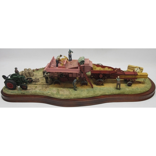 730 - Border Fine Arts 'The Threshing Mill', model No. B0361 by Ray Ayres, Millenium limited edition 427/6... 