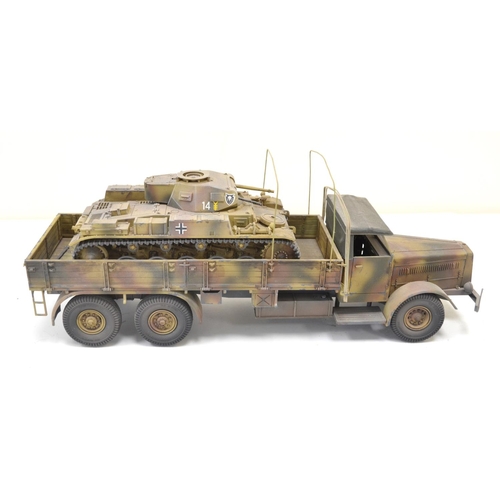 1315 - Ten highly detailed and very well constructed built 1/35 scale German Army WWII armour plastic model... 