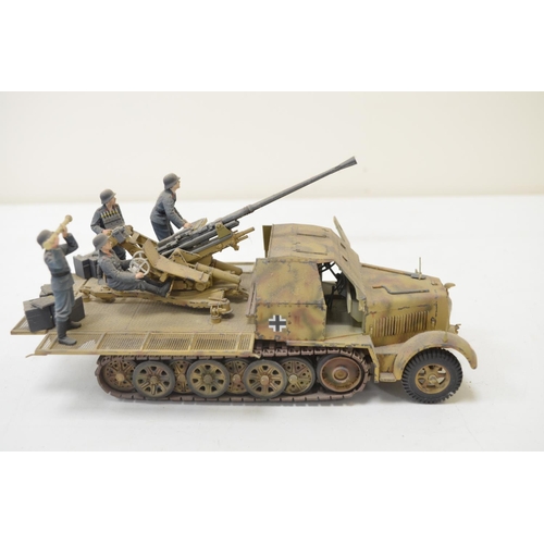 1316 - Twelve built highly detailed and very well constructed 1/35 scale plastic armour model kits, mostly ... 