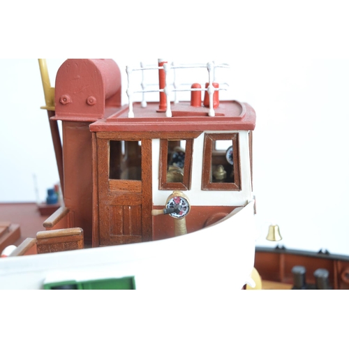 1326 - Nearly completed 1/32 scale model steam tug 'Canning' from Mobile Marine, designed for radio control... 