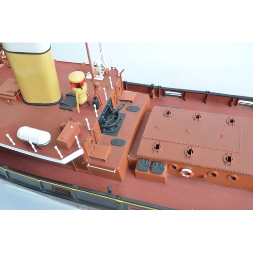 1326 - Nearly completed 1/32 scale model steam tug 'Canning' from Mobile Marine, designed for radio control... 