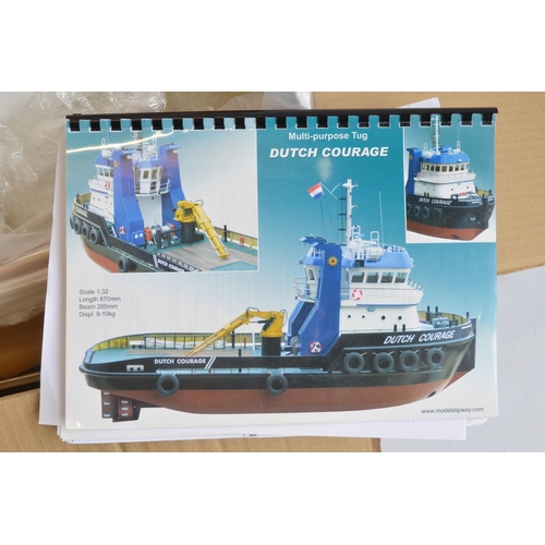 1328 - Model Slipway 1/32 scale 'Dutch Courage' multi purpose radio controlled tug model with fibre glass h... 