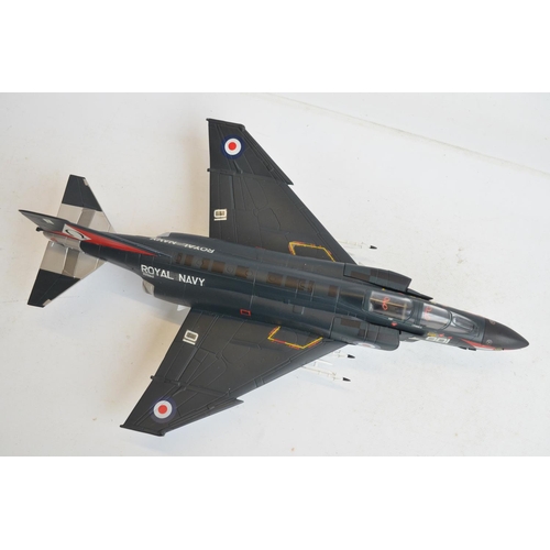 1267 - Two 1/48 scale diecast McDonnell Douglas F-4 Phantom models from The Armour Collection to include Ro... 