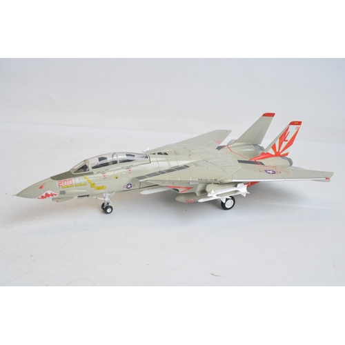 1268 - Two 1/48 scale diecast Grumman F-14A Tomcat models from The Armour Collection to include VF-111 Sund... 