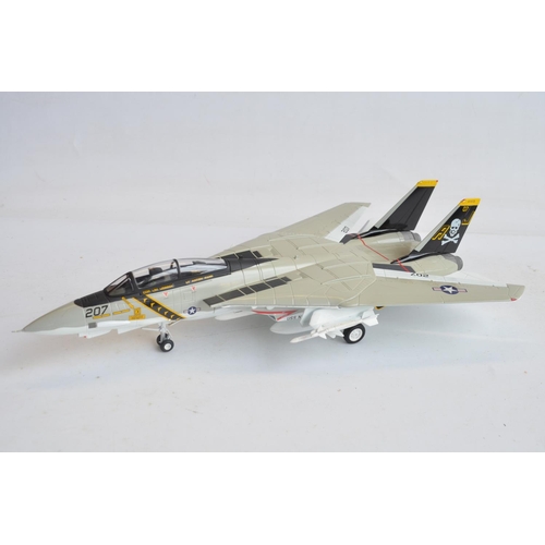 1268 - Two 1/48 scale diecast Grumman F-14A Tomcat models from The Armour Collection to include VF-111 Sund... 