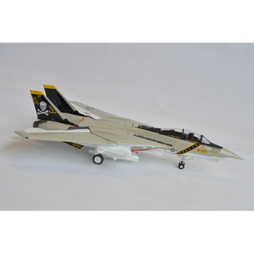 1268 - Two 1/48 scale diecast Grumman F-14A Tomcat models from The Armour Collection to include VF-111 Sund... 