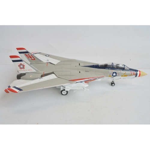 1269 - Three 1/48 scale diecast US Navy American fighters from The Armour Collection to include a boxed Gru... 