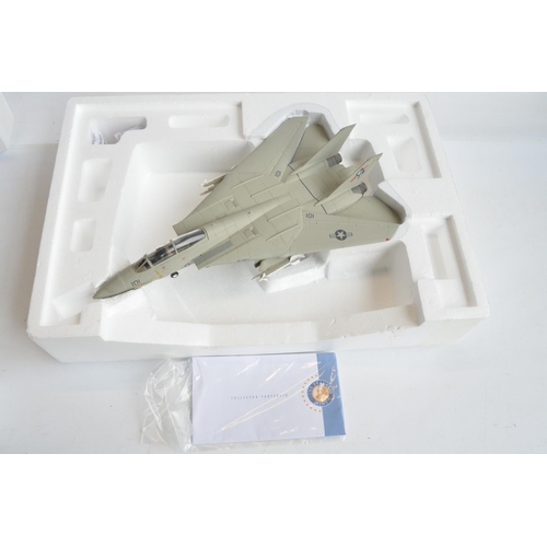 1269 - Three 1/48 scale diecast US Navy American fighters from The Armour Collection to include a boxed Gru... 