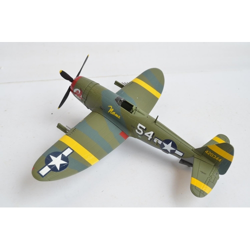 1271 - Seven 1/48 scale diecast WWII fighter aircraft models from Hobbymaster and The Armour Collection, al... 