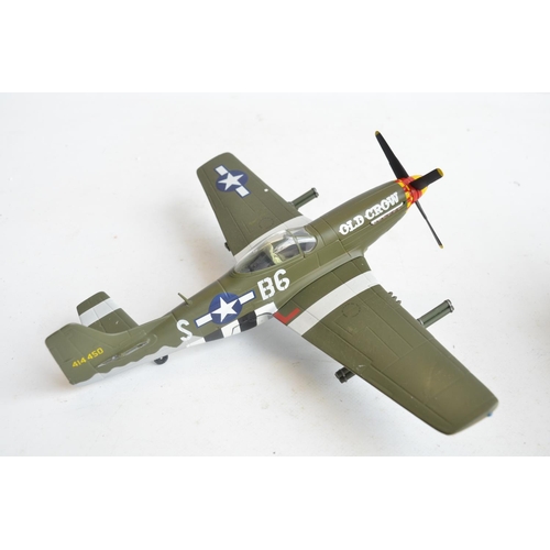 1271 - Seven 1/48 scale diecast WWII fighter aircraft models from Hobbymaster and The Armour Collection, al... 