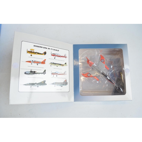 1272 - Collection of 1/48 and 1/72 scale diecast and plastic model aircraft to include The Armour Collectio... 