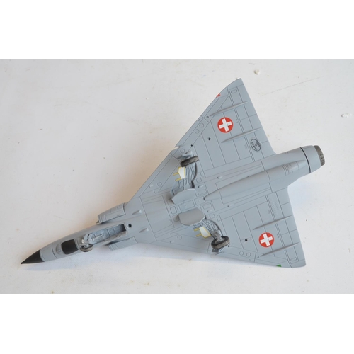 1274 - Nine unboxed diecast jet aircraft models in 1/48 and 1/72 scales, various manufacturers to include T... 