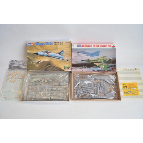 1276 - Collection of mostly unstarted 1/48 and 1/32 scale plastic model kits to include 2x 1/48 Hasegawa F-... 