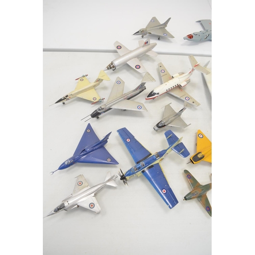 1290 - Collection of built 1/72 and 1/144 scale plastic and resin model aircraft kits including British exp... 