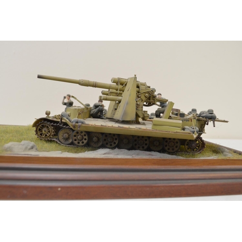 1314 - Three highly detailed and very well constructed 1/35 scale plastic model WWII German Army dioramas, ... 