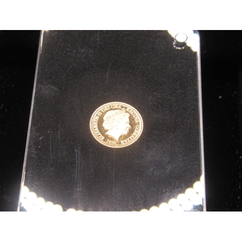 644 - The London Mint Office - The Battle of the Atlantic Quarter Sovereign, encapsulated in original case... 