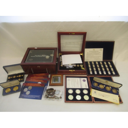 788 - Mixed collection of coins to inc. The John F. Kennedy Golden Anniversary Collection (Partially Fille... 