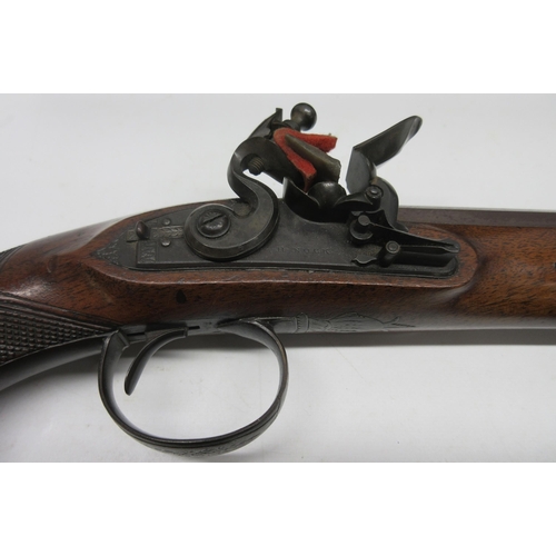 62 - A Cased Pair Of 20-Bore Flintlock Duelling Pistols by Henry Nock, London, Circa 1800, 9