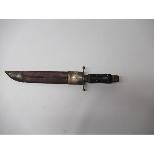 197 - Victorian style Bowie knife with 10 3/4