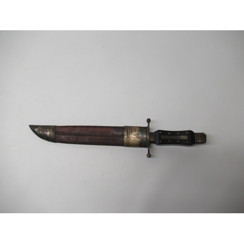 197 - Victorian style Bowie knife with 10 3/4