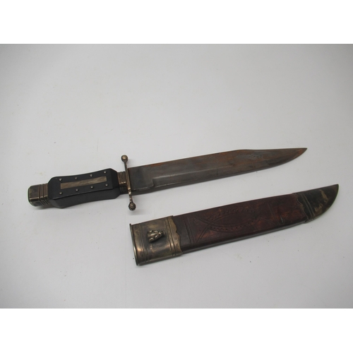 197 - Victorian style Bowie knife with 10 3/4