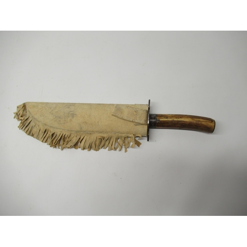 198 - 19th century Bowie knife, 9 3/4