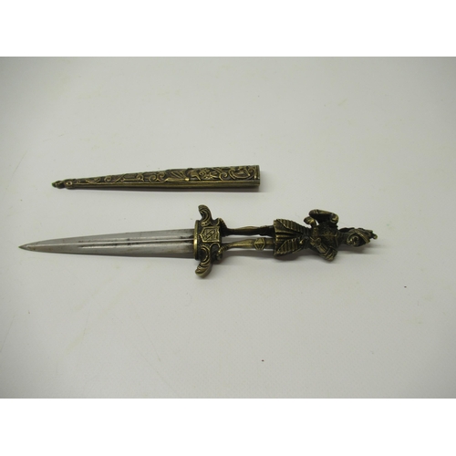 217 - Small Continental romantis dagger, 4