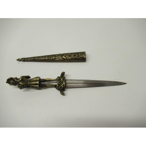 217 - Small Continental romantis dagger, 4