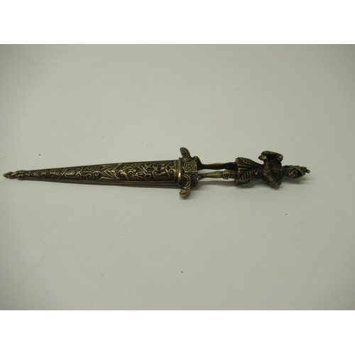 217 - Small Continental romantis dagger, 4