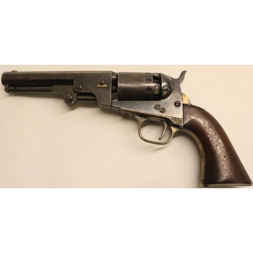 120 - Manhattan Fire Arms Co .36 percussion revolver, 5