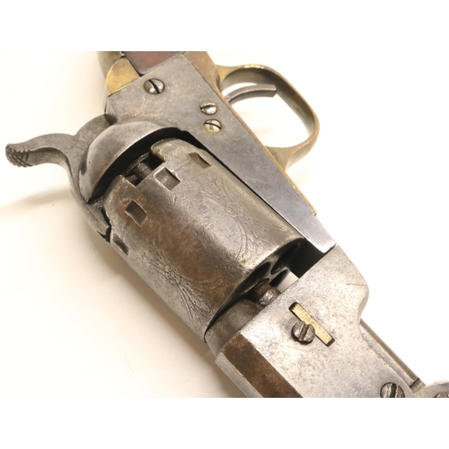 120 - Manhattan Fire Arms Co .36 percussion revolver, 5