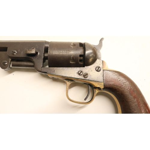 121 - Colt 1851 Navy .36 percussion revolver, 7.5